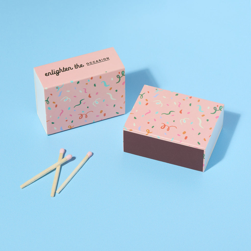 Confetti Ribbons Matchbox - Enlighten the Occasion