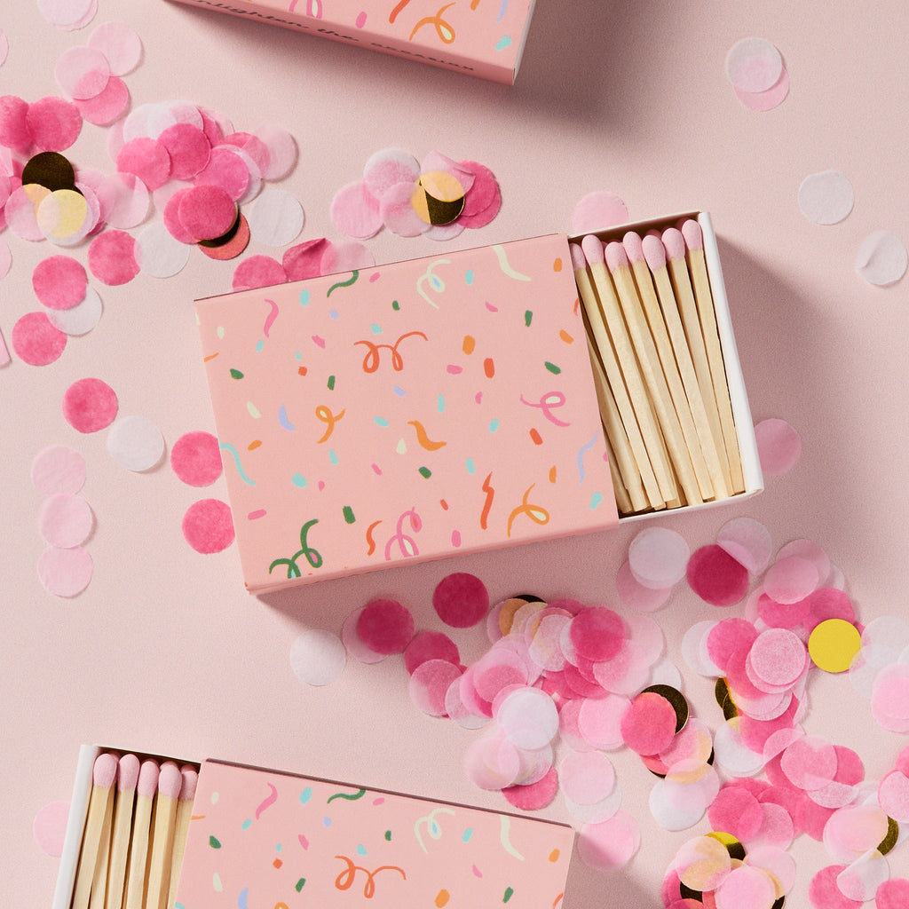 Confetti Ribbons Matchbox - Enlighten the Occasion