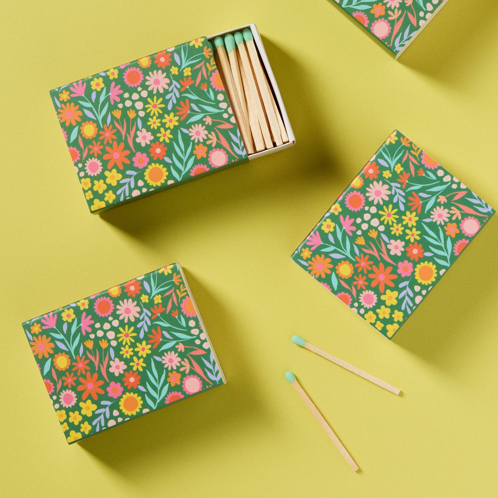 Floral Meadow Matchbox - Enlighten the Occasion