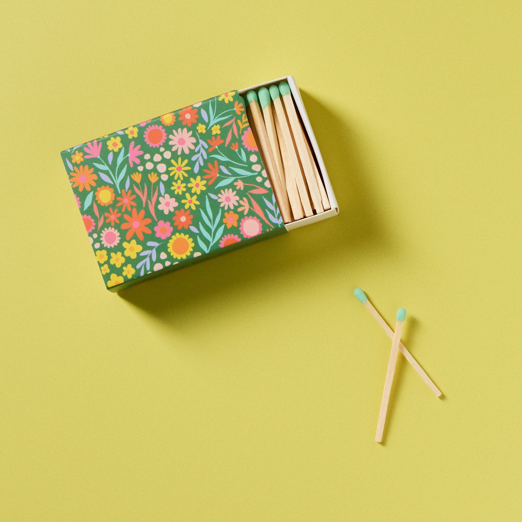 Floral Meadow Matchbox - Enlighten the Occasion