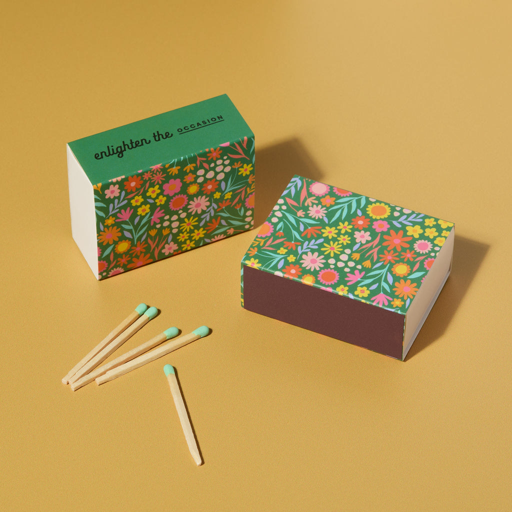 Floral Meadow Matchbox - Enlighten the Occasion