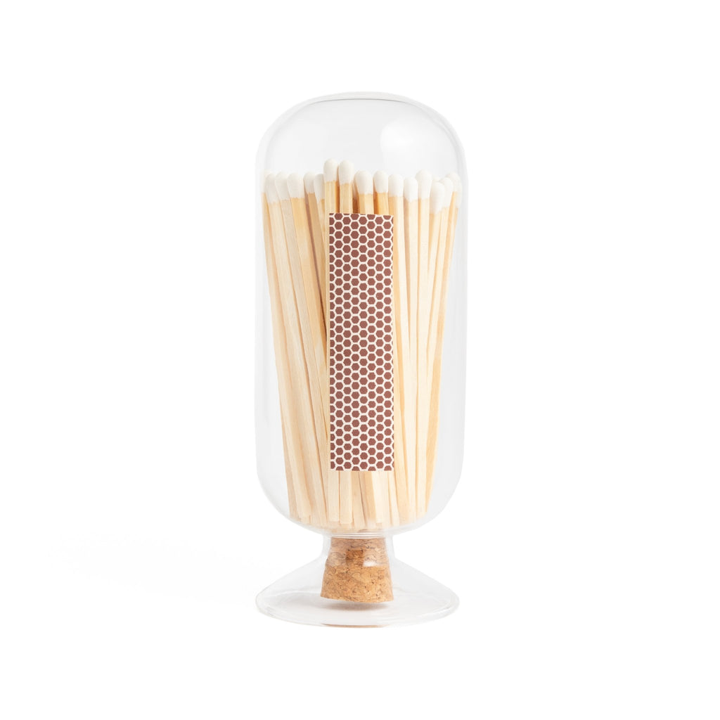 Cloche with White Matchsticks - Enlighten the Occasion