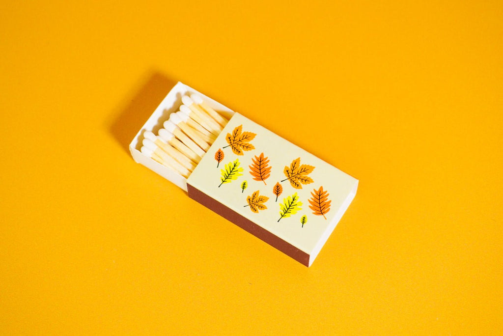 Fall Leaves Matchbox - Enlighten the Occasion
