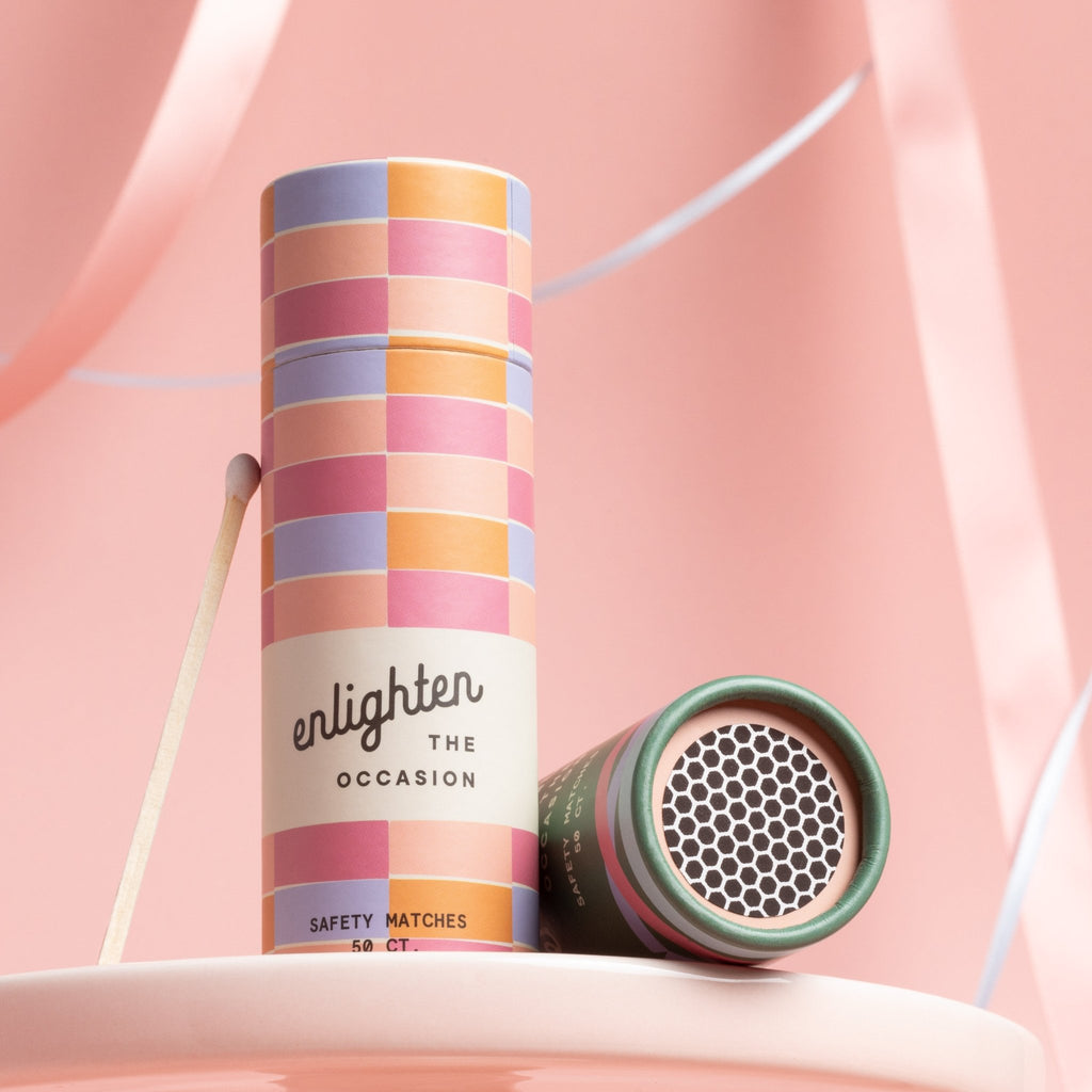 Pink Sunrise Match Tube - Enlighten the Occasion
