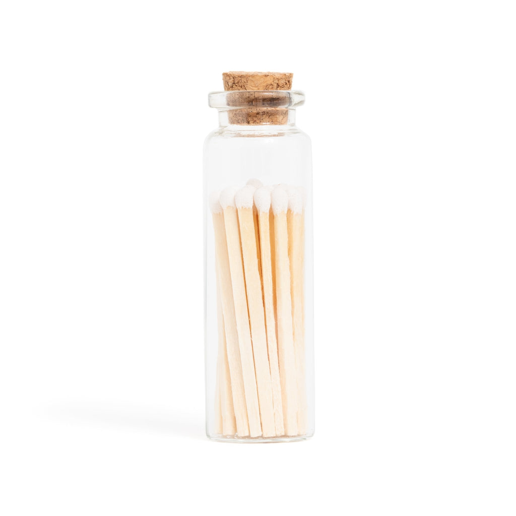 Orange Creamsicle Color Tip Matches in Small Corked Vial